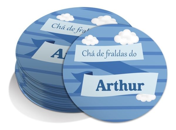60 Tags Personalizadas Lembrancinhas Chá De Bebê - Image 6