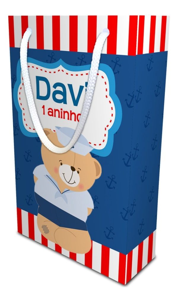 Sacolinha Personalizada Grande Kit Com 50 12 X 20 Cm - Image 8