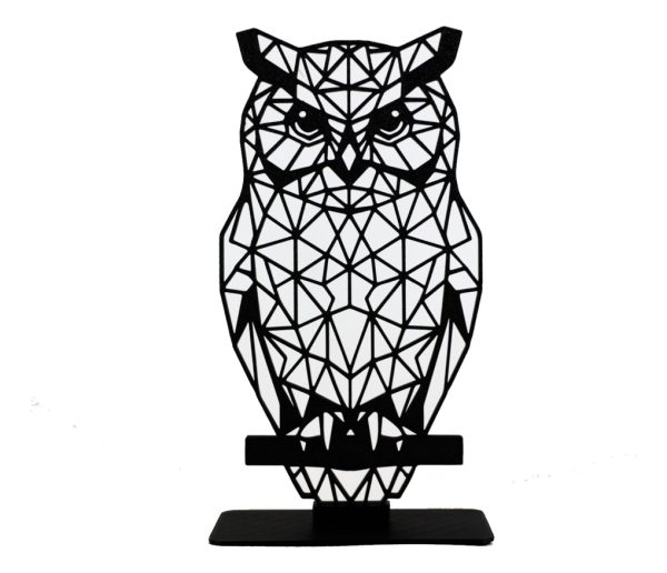 Decoração Coruja Geométrica - (impressão 3d) Decoração