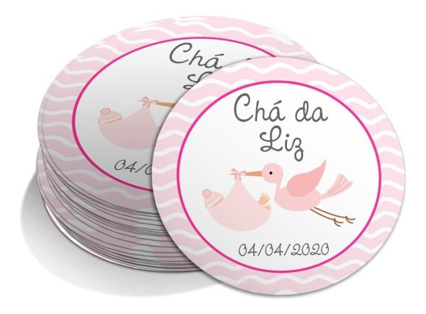 60 Tags Personalizadas Lembrancinhas Chá De Bebê - Image 7