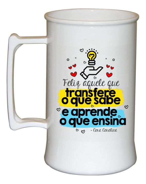10 Canecas Chopp Acrílico 300ml Para O Dia Dos Professores - Image 8