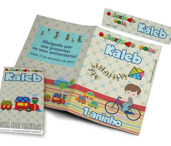 35 Kits Colorir Revistinhas Com Giz De Cera Personalizados - Image 2