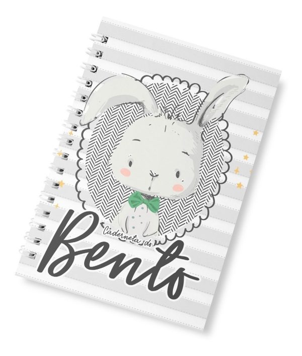 Caderneta De Vacinação Coelhinho Personalizada Wire-o 15x20 - Image 3