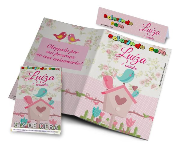 40 Kits Colorir Frozen Com Giz Personalizados Lembrancinha - Image 3