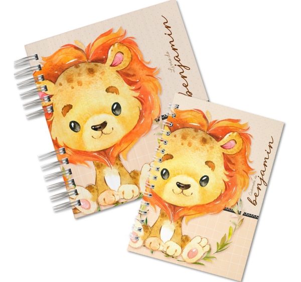 Caderneta De Vacinação E Livro Do Bebê Leãozinho Safari