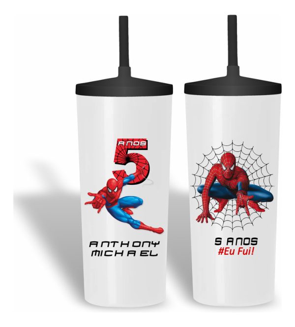 20 Copo Personalizado Homem Aranha S007 0457 - Image 2