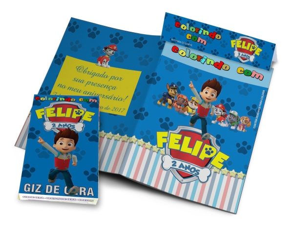 40 Kits Colorir Revistinhas E Giz De Cera Personalizados - Image 5