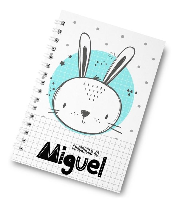Caderneta De Vacinação Coelhinho Personalizada Wire-o 15x20 - Image 2