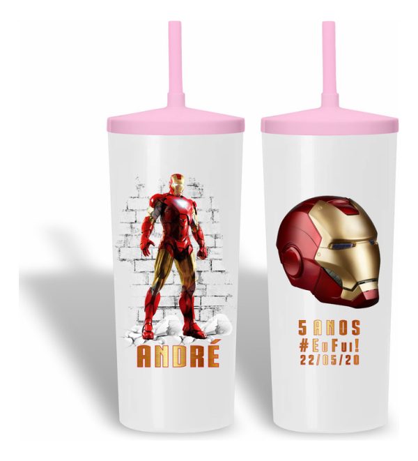 20 Copo Personalizado Homem De Ferro S007 0472 - Image 9