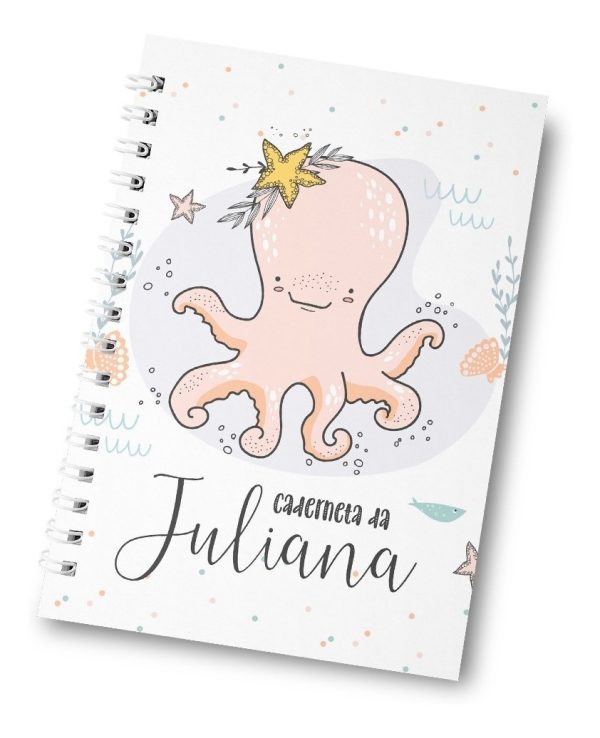 Caderneta De Vacinação Fundo Do Mar Personalizada 15x20 - Image 2