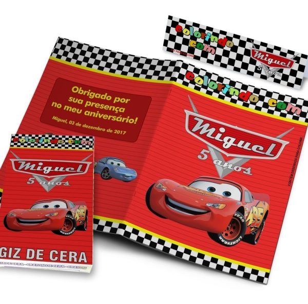 110 Kits Colorir Revistinhas + Giz De Cera Personalizados - Image 3