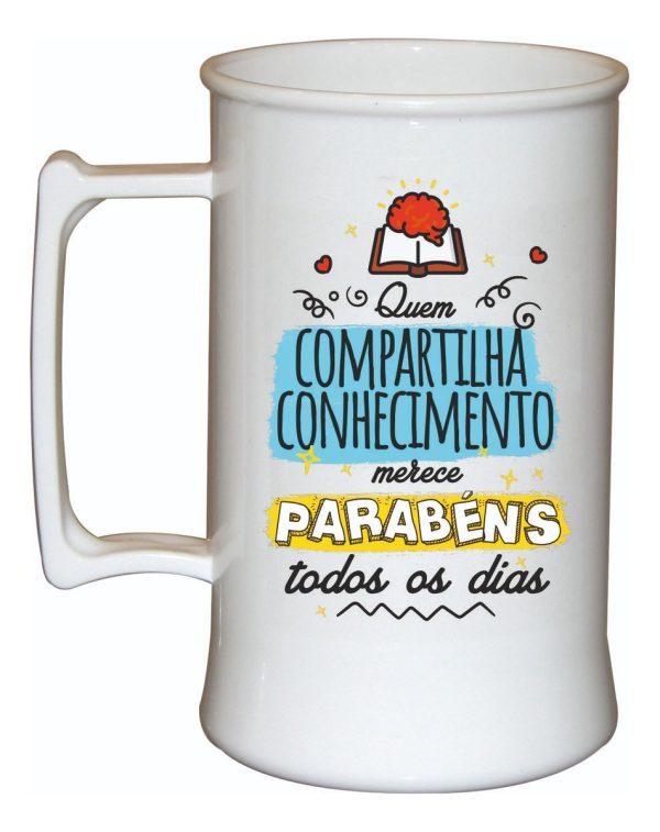 10 Canecas Chopp Acrílico 300ml Para O Dia Dos Professores - Image 2