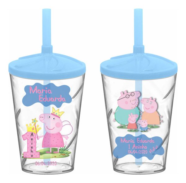 30 Copo Twister Personalizado Peppa Pig A531 0208 - Image 3