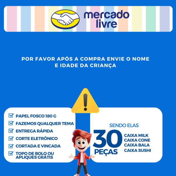 Kit Personalizados Festa Moana Jovem 21 - 30 Cxs + Topo Bolo - Image 3
