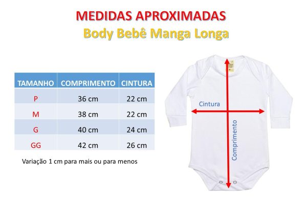 Body Bebe Patrulha Canina Cachorros Filhotes Manga Longa - Image 3