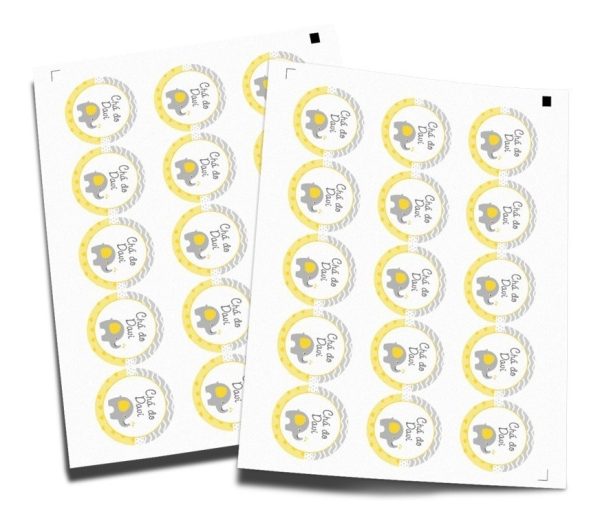 500 Adesivos Latinhas Tubetes Caixinhas 5cm Personalizados - Image 5