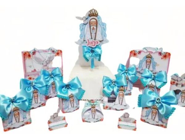 Kit 30 Cxs Personalizadas + Topo Bolo Festa Nossa Senhora