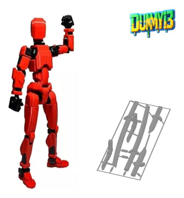 Boneco Dummy 13 - Multi Articulado + Brinde - Image 14