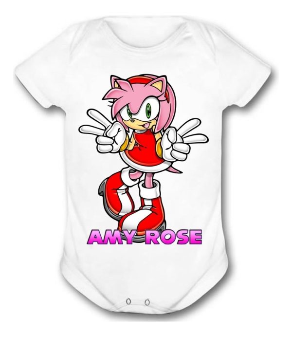 Body Bebê Amy Rose Sonic
