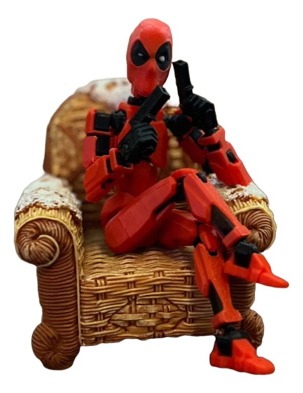 Boneco Dummy 13 - Deedpool - Multi Articulado + Brinde - Image 5