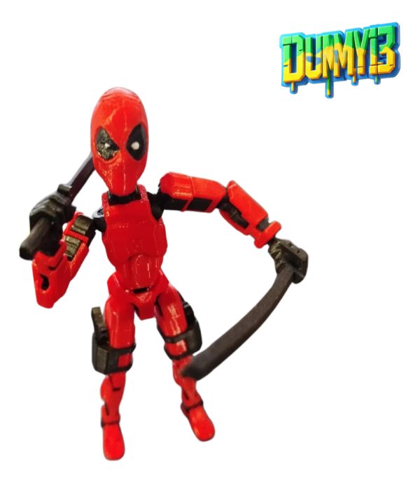 Boneco Dummy 13 - Deedpool - Multi Articulado + Brinde - Image 7