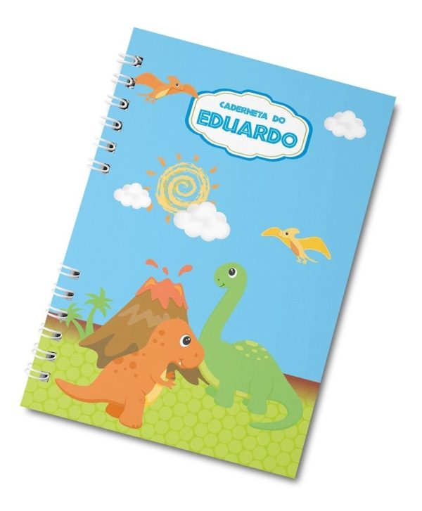 Caderneta De Vacinação Dinossauros Personalizada Capa Dura - Image 2