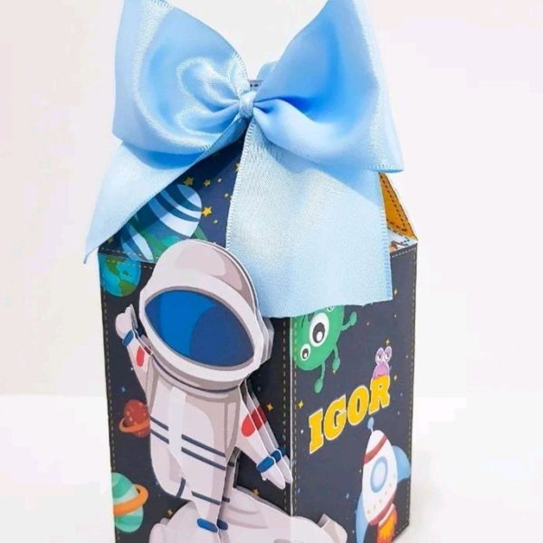 Kit Personalizados Festa Astronauta - 30 Cxs + Topo Bolo - Image 2