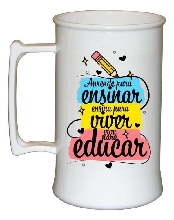 20 Canecas Chopp Acrílico 300ml Para O Dia Dos Professores - Image 4