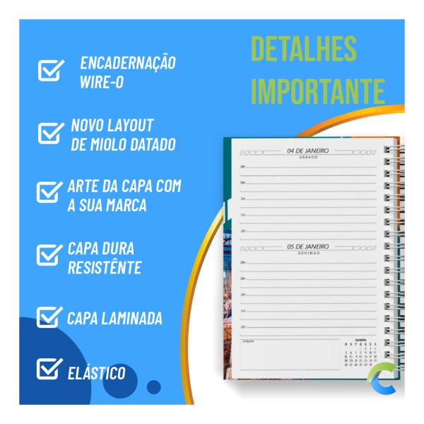 Agenda 2025 Personalizada Capa Laminada - Image 24