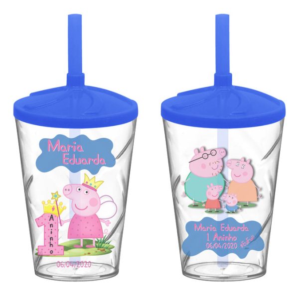 30 Copo Twister Personalizado Peppa Pig A531 0208 - Image 4