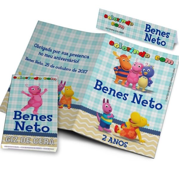 35 Kits Colorir Revistinhas Com Giz De Cera Personalizados - Image 4