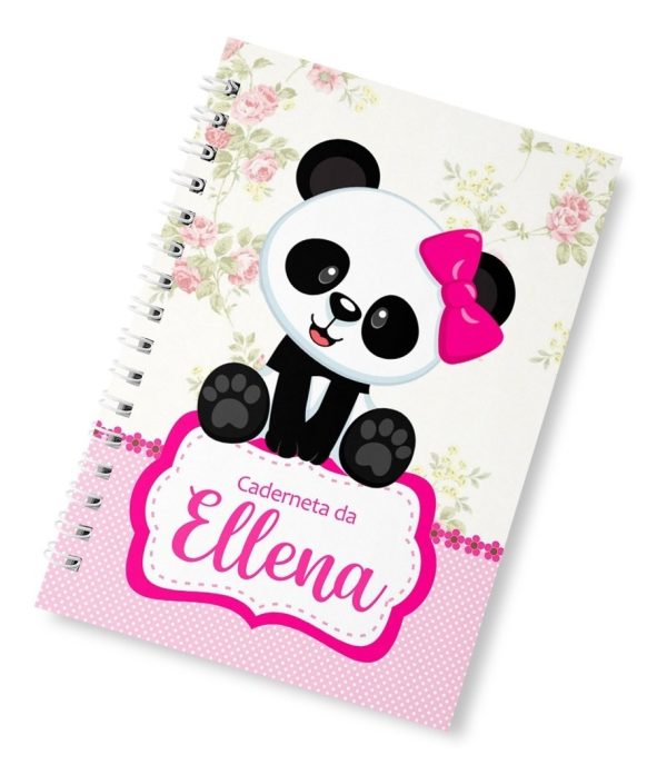 Caderneta De Vacinação Panda Personalizada Wire-o - Image 3