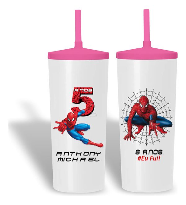 20 Copo Personalizado Homem Aranha S007 0457 - Image 10