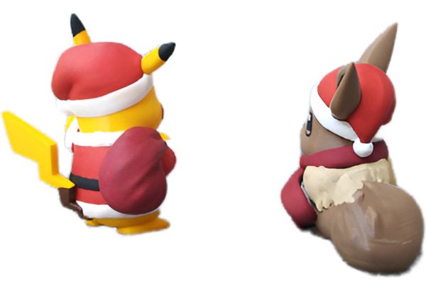 Pikachu E Eevee De Natal Impressão 3d - Image 5