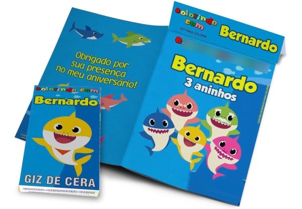30 Kits Colorir Revistinhas E Giz De Cera Personalizados - Image 2