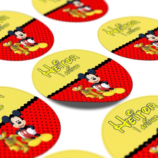 900 Adesivos Personalizados 4x4 Cm