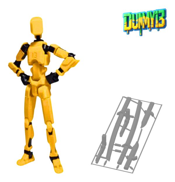 Boneco Dummy 13 - Multi Articulado + Brinde - Image 15