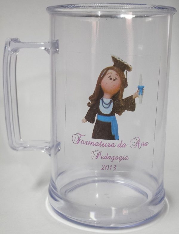 10 Caneca Chopp Personalizada 300ml Acrílico Nome Individual - Image 5