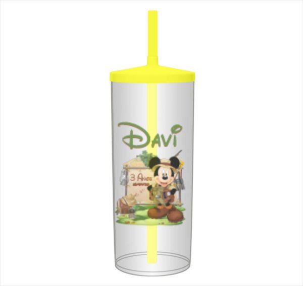 95 Copo Personalizado Mickey Safari Q032 0543 - Image 3