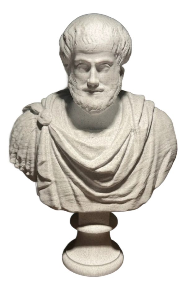 Escultura Busto Aristóteles - Filósofo Grego Filosofia- 15cm