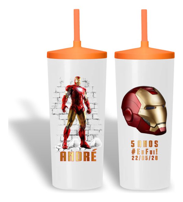 20 Copo Personalizado Homem De Ferro S007 0472 - Image 7