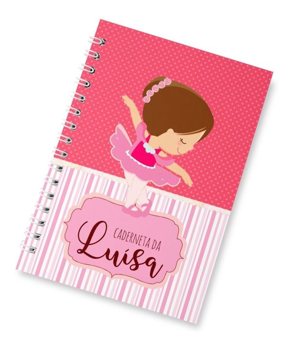 Caderneta De Vacinação Bailarina 15x20 Capa Dura