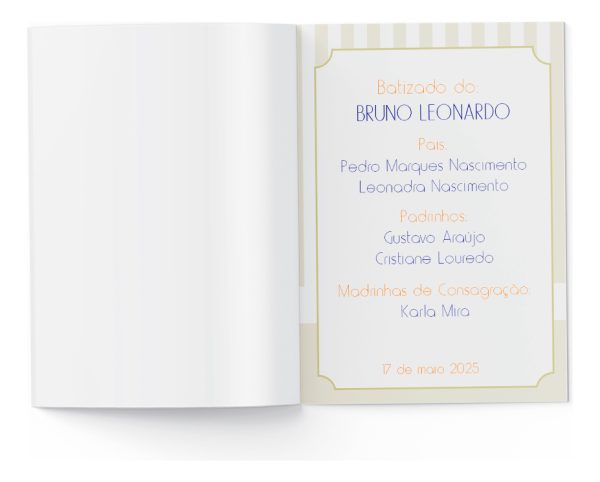10 Livrinhos De Oração Lembrancinha Batizado - Image 33