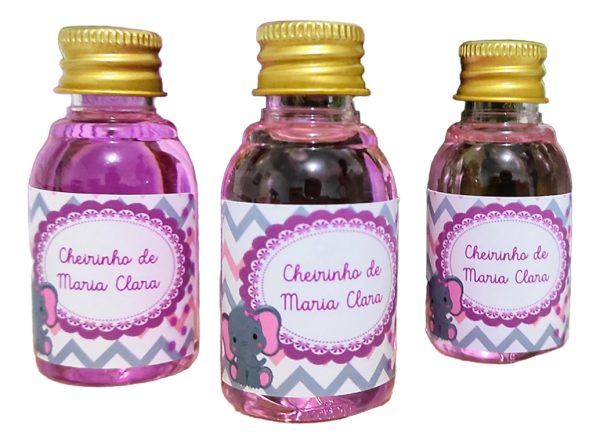 Mini Aromatizador 30 Ml. Lembrancinha Completo + Organza