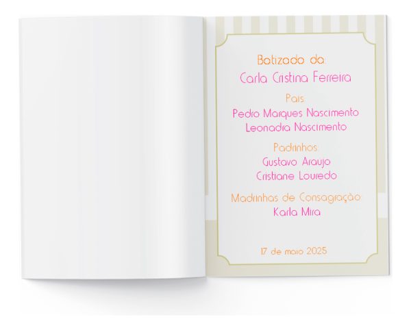 10 Livrinhos De Oração Lembrancinha Batizado - Image 44