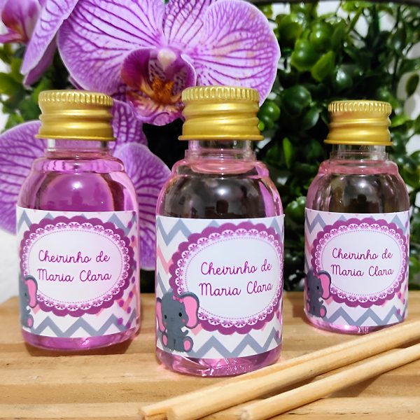 Mini Aromatizador 30 Ml. Lembrancinha Completo + Organza - Image 3