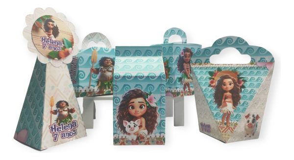Kit 30 Cxs Personalizadas - Moana Exclusivo - Image 3
