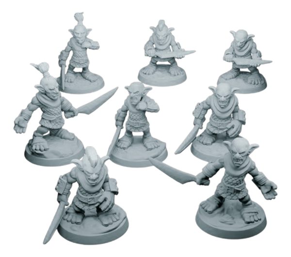 Miniaturas Goblins Rpg Tabuleiro Dungeons & Dragons 8pçs - Image 2