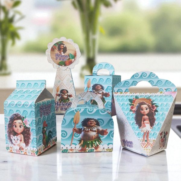 Kit 30 Cxs Personalizadas - Moana Exclusivo - Image 2