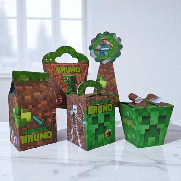 Kit 30 Cxs Personalizadas - Minecraft Exclusivo - Image 3